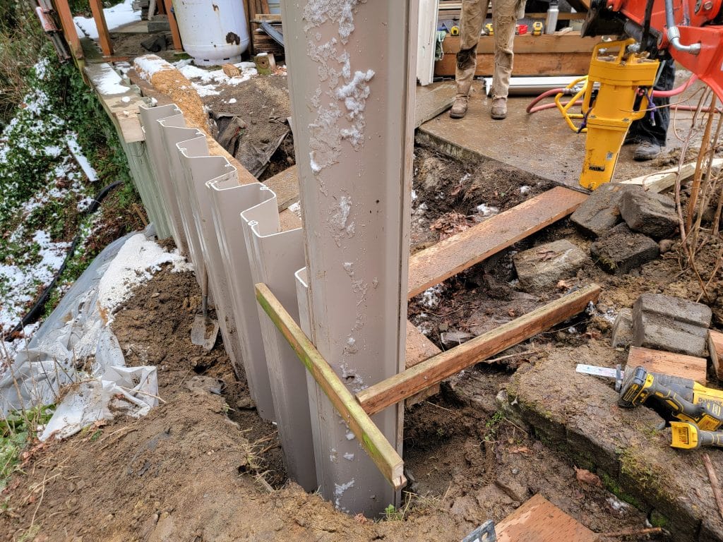 pd200 sheet pile wall