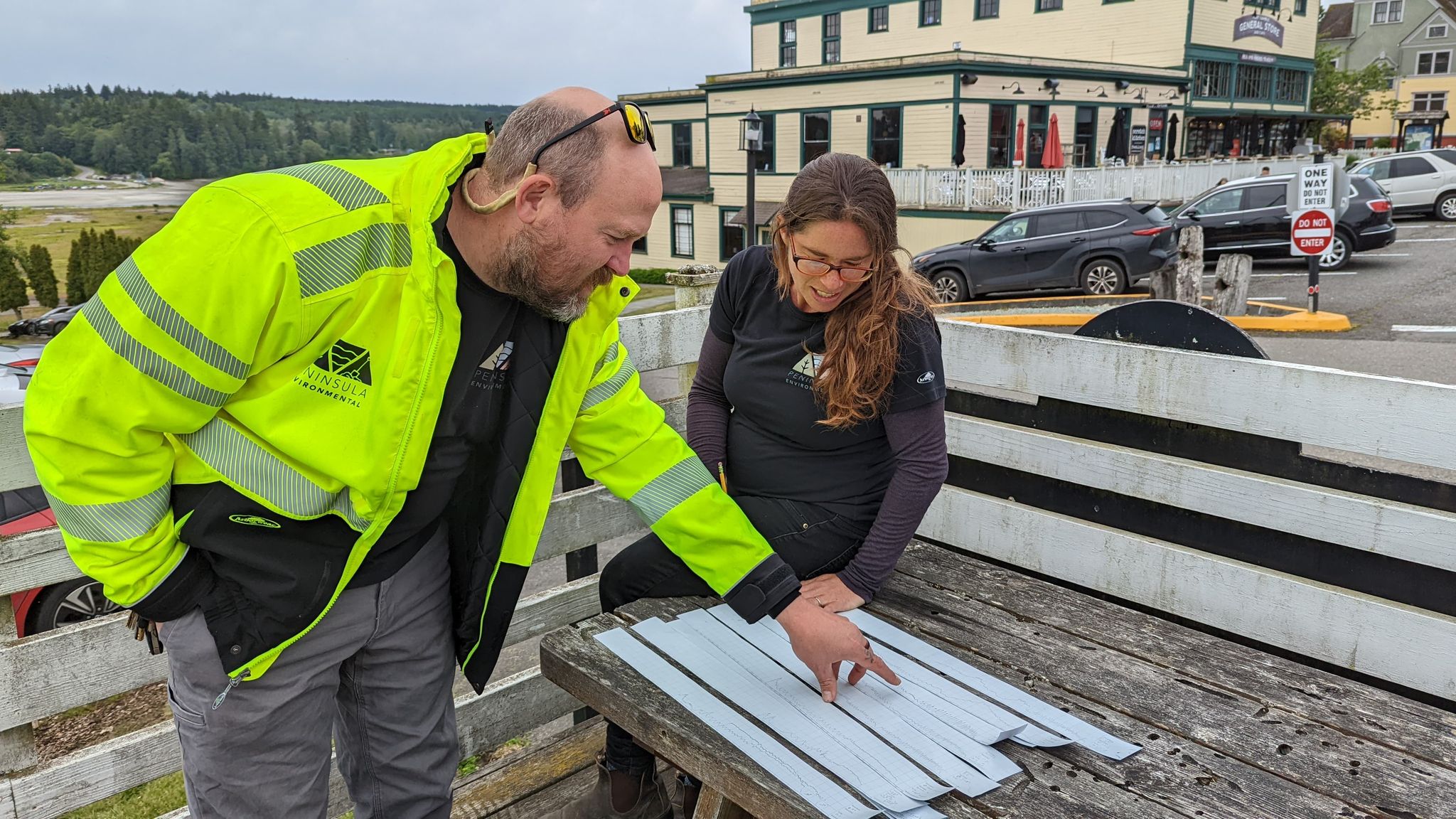 Port Gamble Flagpole Inspection